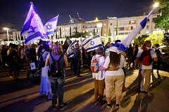 Организаторы заявили о 400 тысячах протестующих по всему Израилю