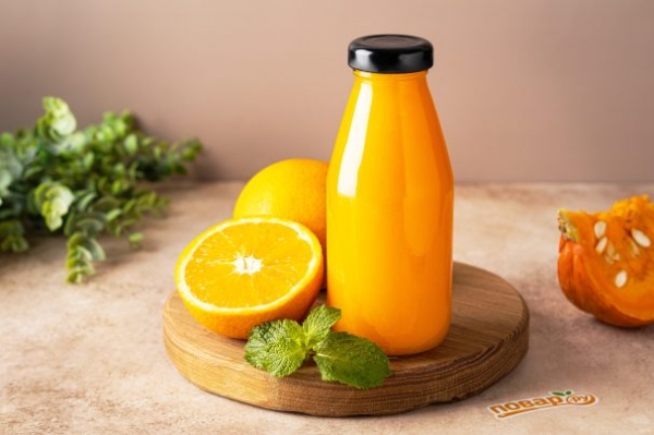 Сок из тыквы с апельсином на зиму