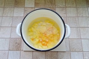Суп "Солнечный" с пшенкой и кукурузой