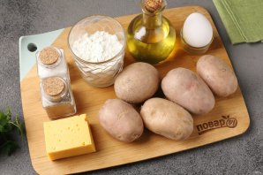 Картофельные лепёшки с сыром на сковороде