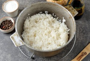 Рис "Кубанский" с пряными баклажанами