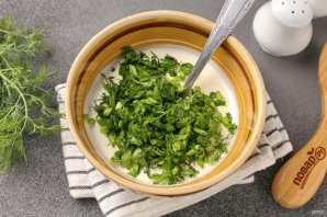 Соус с зеленью к шашлыку