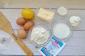 Лимонный кекс с сиропом Лимонный кекс с сиропом