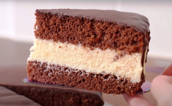 Вкусный шоколадный торт с кремом Пломбир. Торт Эскимо — понравится всем