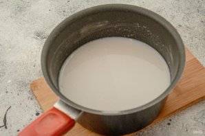 Молочная рисовая каша с тыквой
