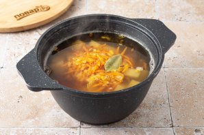 Вкусный гороховый суп без мяса