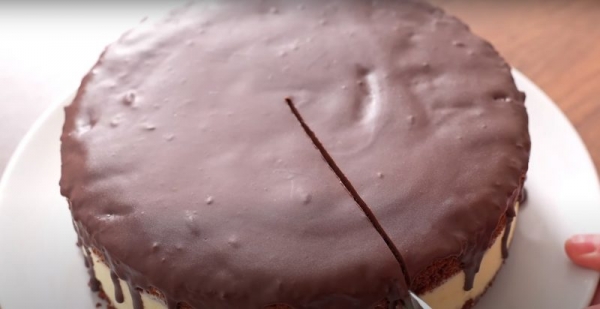 Вкусный шоколадный торт с кремом Пломбир. Торт Эскимо — понравится всем
