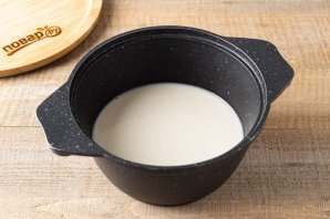 Рисовая каша на овсяном молоке