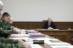 Путин заслушал доклад о ходе спецоперации на Украине