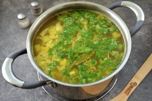 Золотой суп из цветной капусты